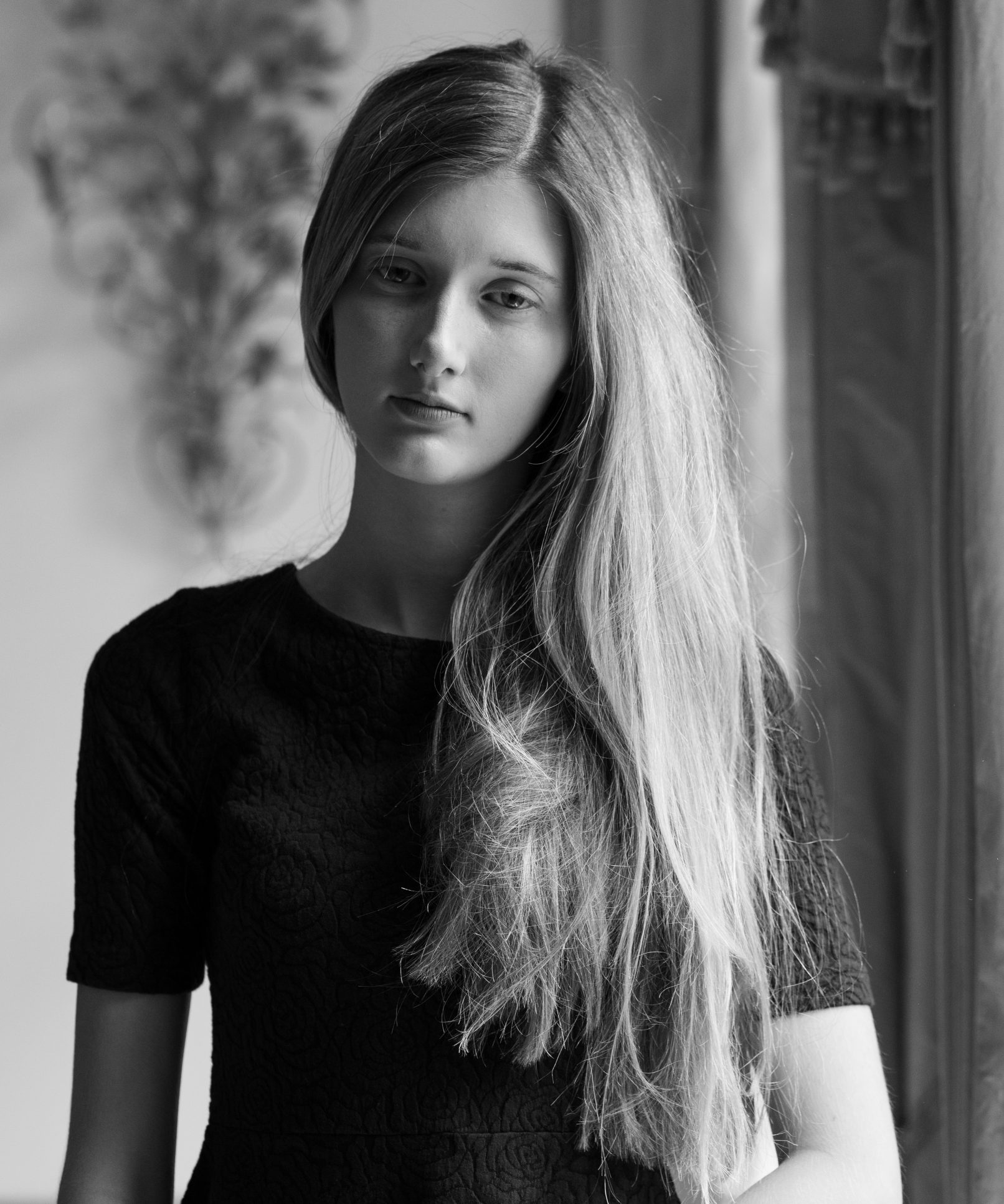 Portrait of model in Royal Tunbridge Wells